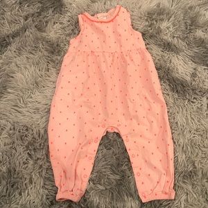3/$15 baby girl Cat & Jack 6-9 month Romper One Piece Outfit